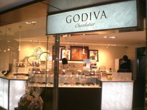 Godiva_Etalage