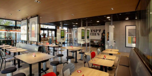 Interieur McDonald's Jodoigne