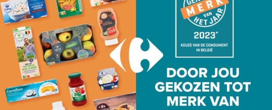 Carrefour winnaar “Gekozen merk van het jaar 2023”