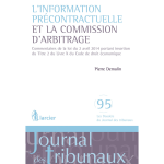 Livre l'infiormation précontractuelle