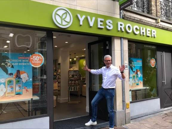 Yves Rocher in Brugge verwelkomt een nieuwe franchisenemer