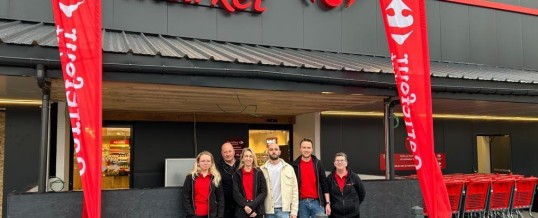 Een nieuwe Carrefour Market opent haar deuren in Zeveneken